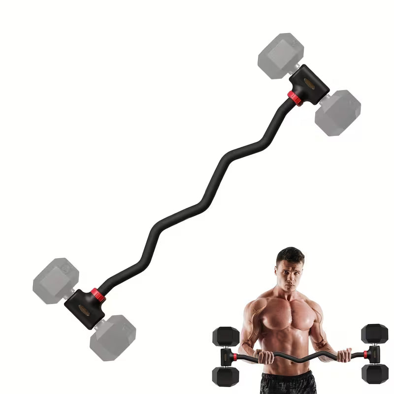 Universal Dumbbell-to-EZ Curl Bar Converter