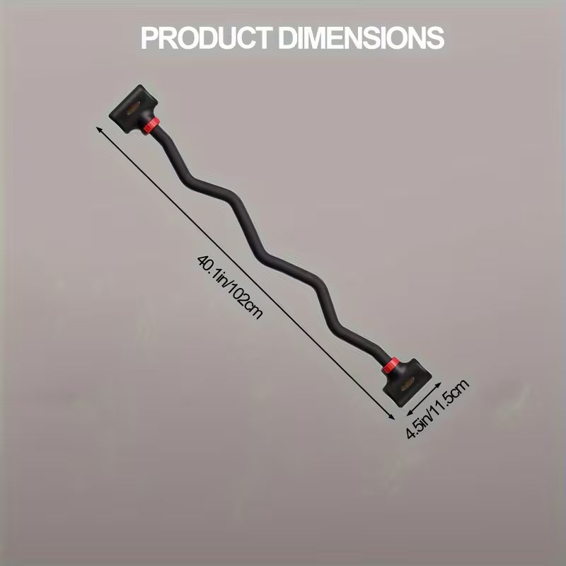Universal Dumbbell-to-EZ Curl Bar Converter