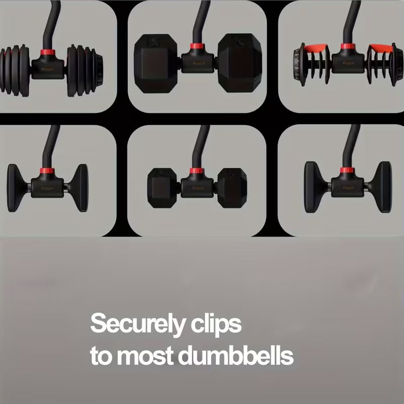 Universal Dumbbell-to-EZ Curl Bar Converter