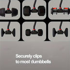 Universal Dumbbell-to-EZ Curl Bar Converter